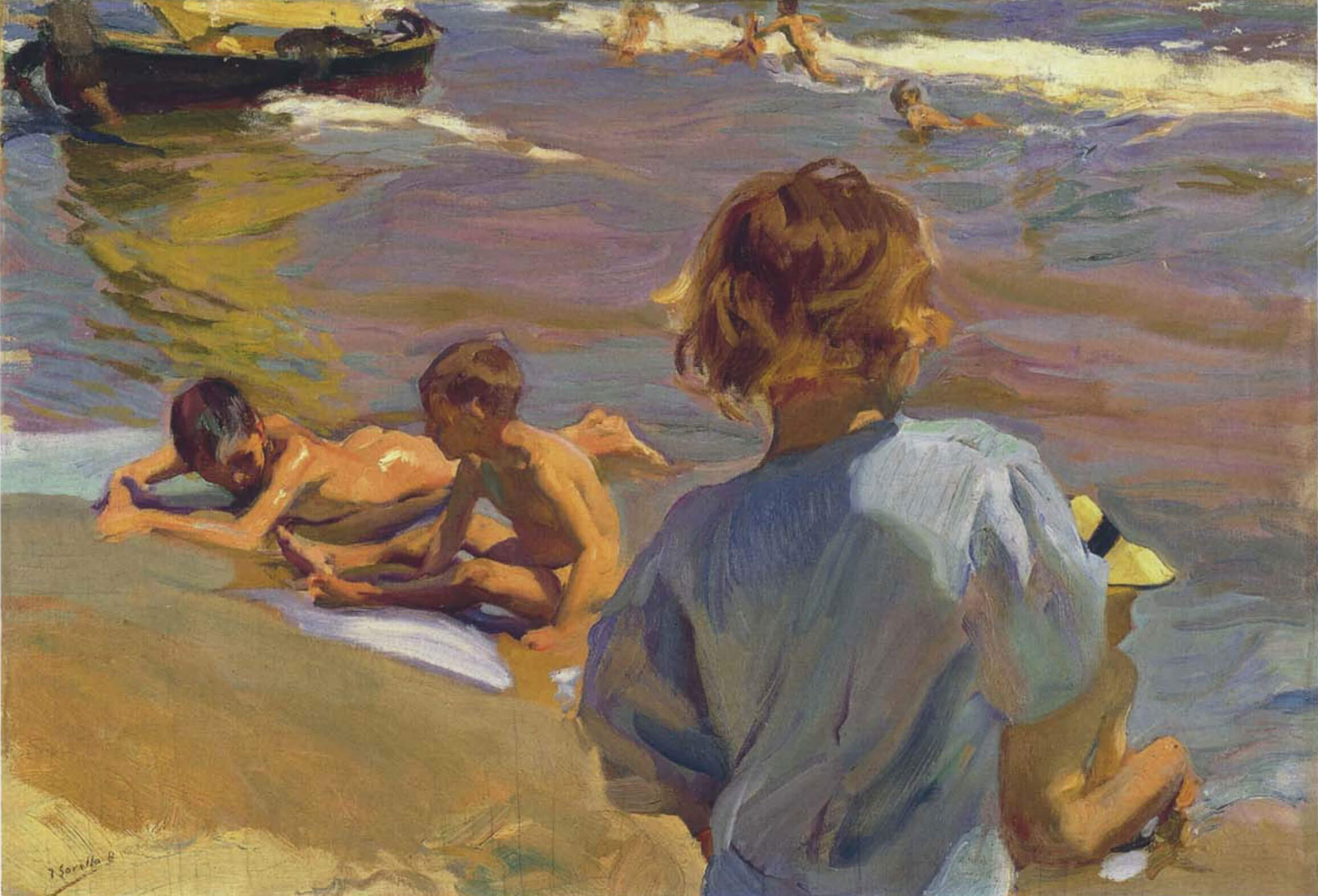 «Дети на пляже», Хоакин Соролья