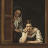 Две женщины в окне