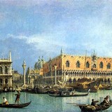 Вид на Дворец дожей в Венеции