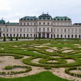 Венская галерея Бельведер, общий вид здания и прилегающей территории