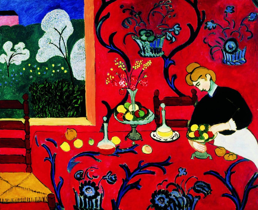 Красная комната, Анри Матисс, 1908