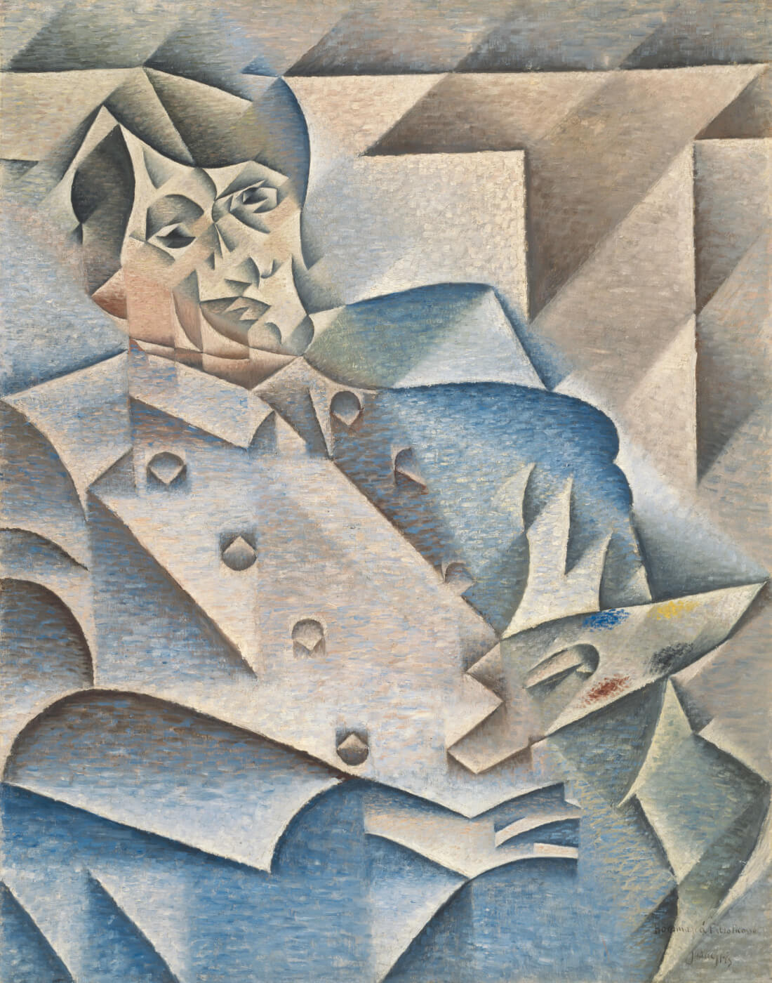 Портрет Пабло Пикассо, Хуан Грис — описание