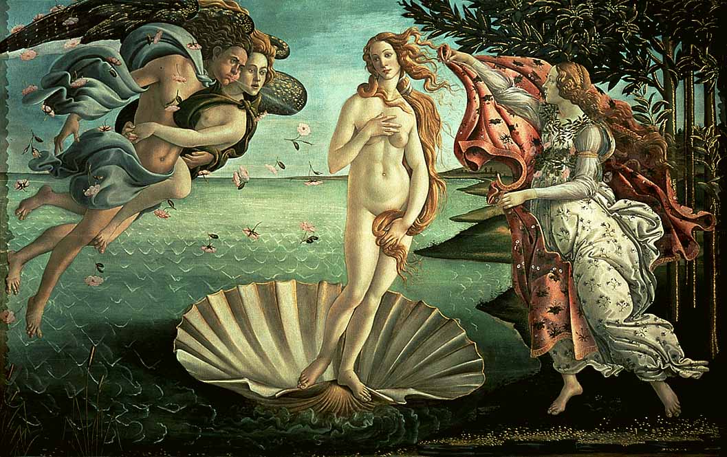 Картина «Рождение Венеры», Сандро Боттичелли — Описание, Видеообзор