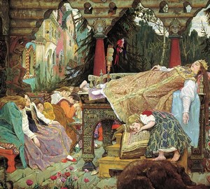 Картина «Спящая царевна», Виктора Михайловича Васнецова
