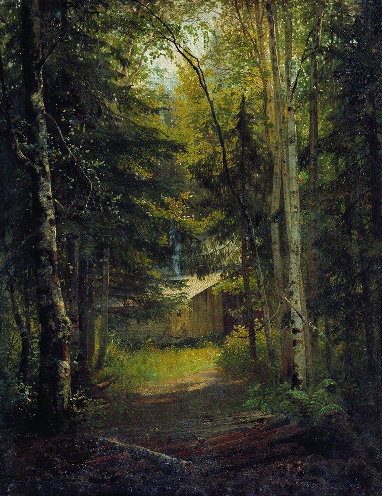 Описание картины «Утро в сосновом лесу», Шишкин, 1889
