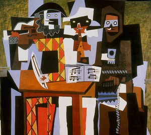 Три музыканта, Пабло Пикассо, 1921