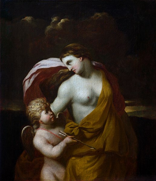 Венера и Амур», Андрей Матвеев — описание картины