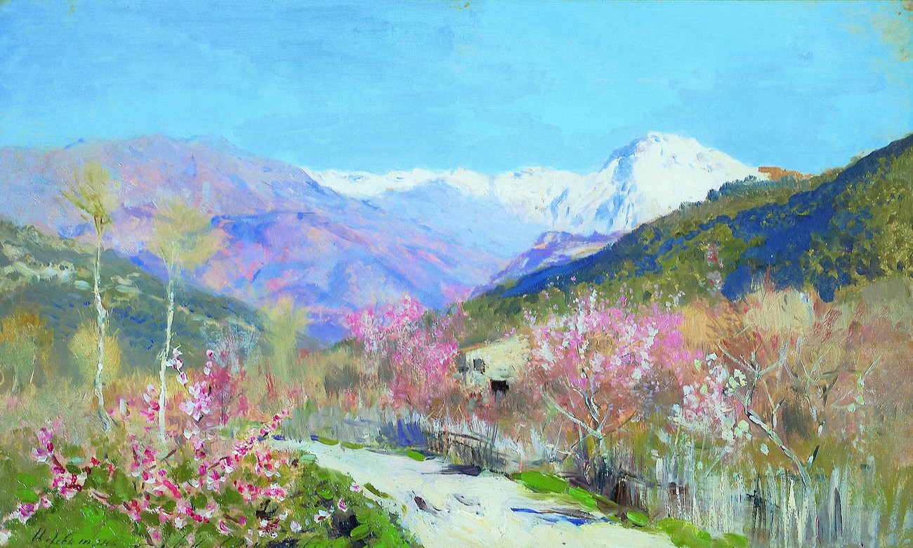 Весна в Италии», Исаак Ильич Левитан — описание картины
