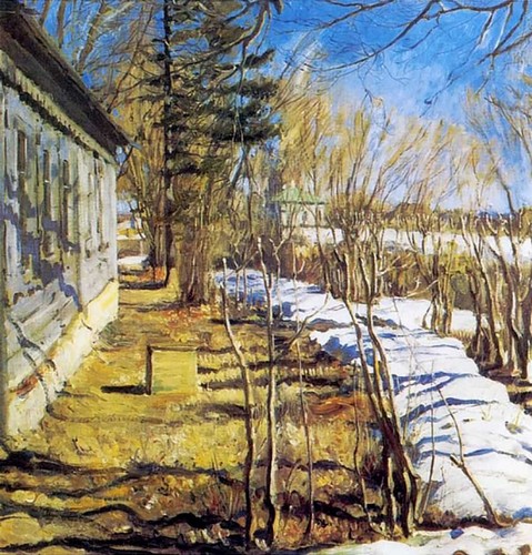 Картина «Весна», С. А. Виноградов, 1911 — описание