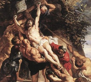Воздвижение креста, Питер Пауль Рубенс - описание картины