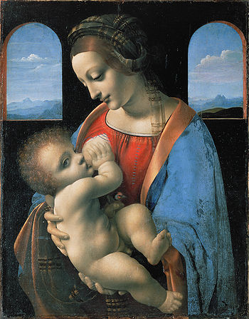 Спустя век после основания Эрмитажа его собрание пополнилось картиной Леонардо да Винчи "Мадонна с младенцем", приобретенной в Милане у герцога А. Литты