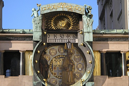 Часы Анкер находятся возле музея часов