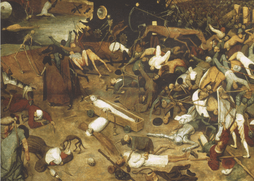 Увеличенный фрагмент картины Триумф смерти - Питер Брейгель