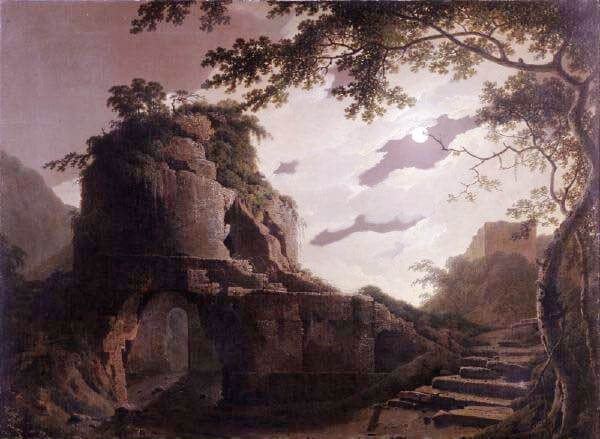 Могила Вергилия, картина 1782 года
