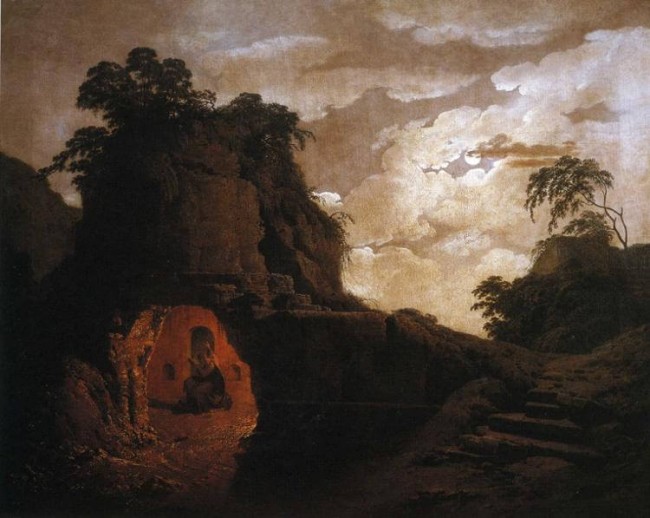 Могила Вергилия, картина 1779 года