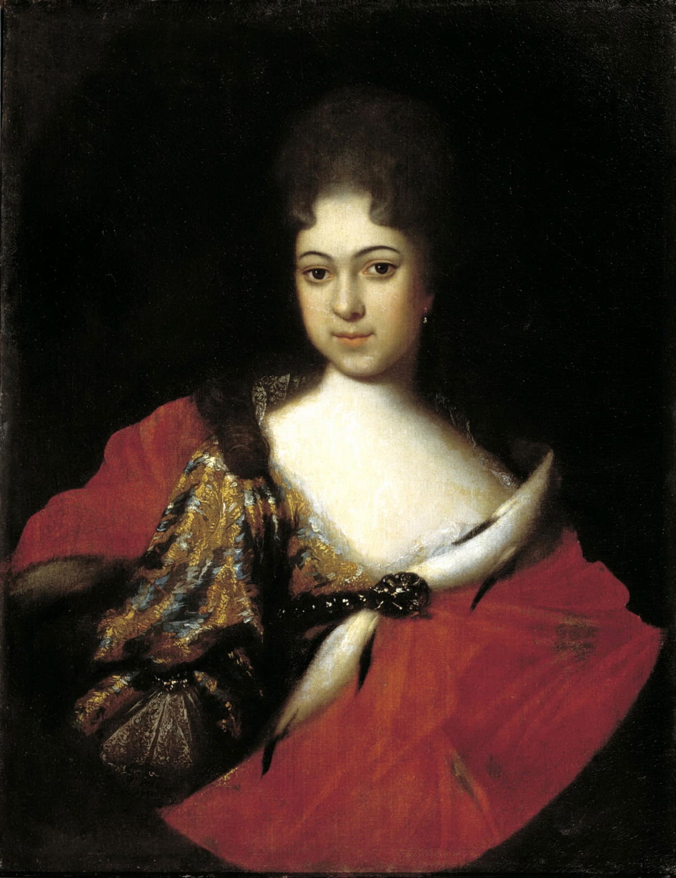 Царевна Прасковья Ивановна, 1714, государственный русский музей.