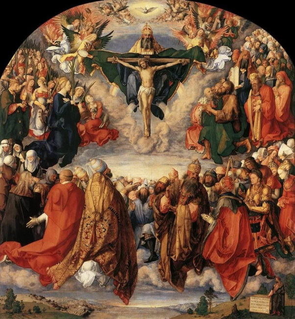 «Поклонение святой троице», Альбрехт Дюрер — описание картины