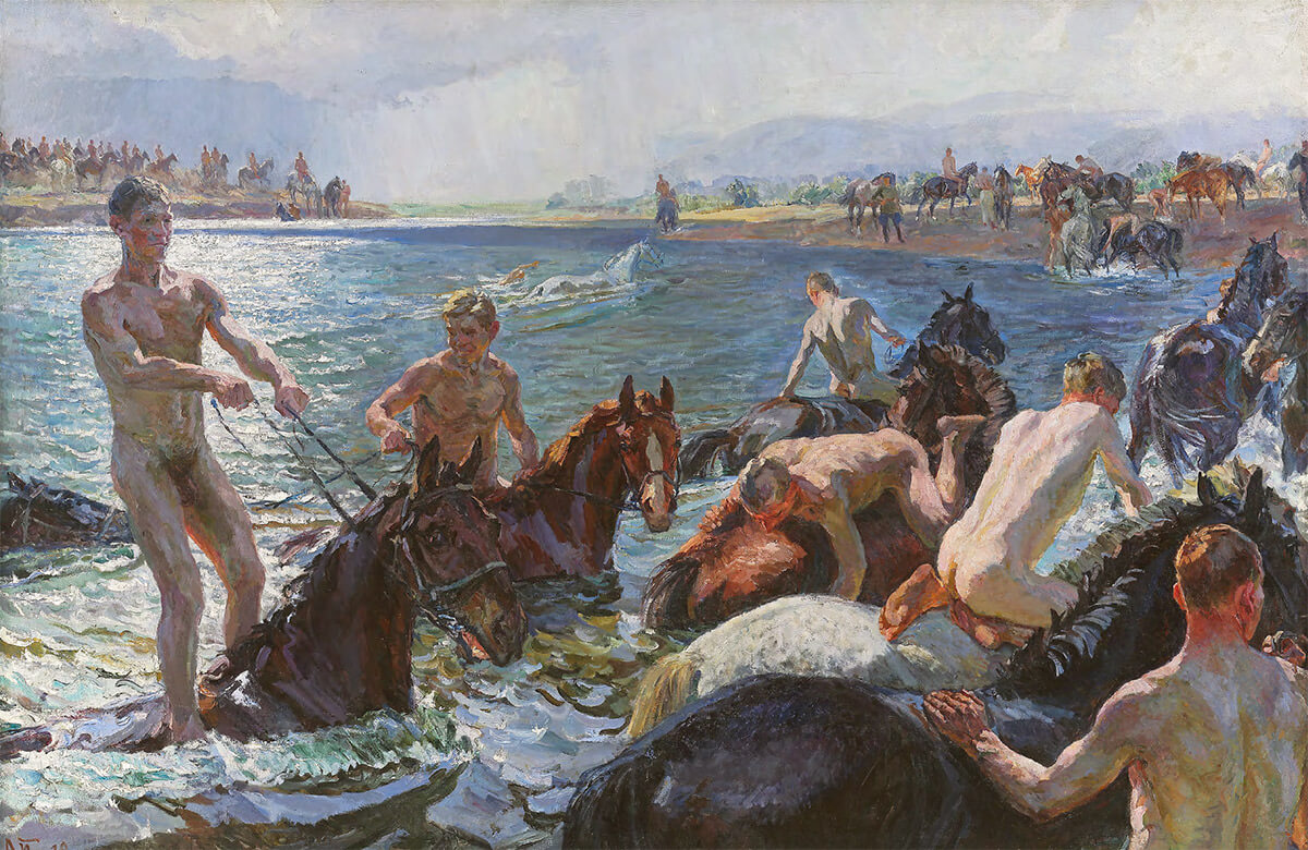 Аркадий пластов купание коней