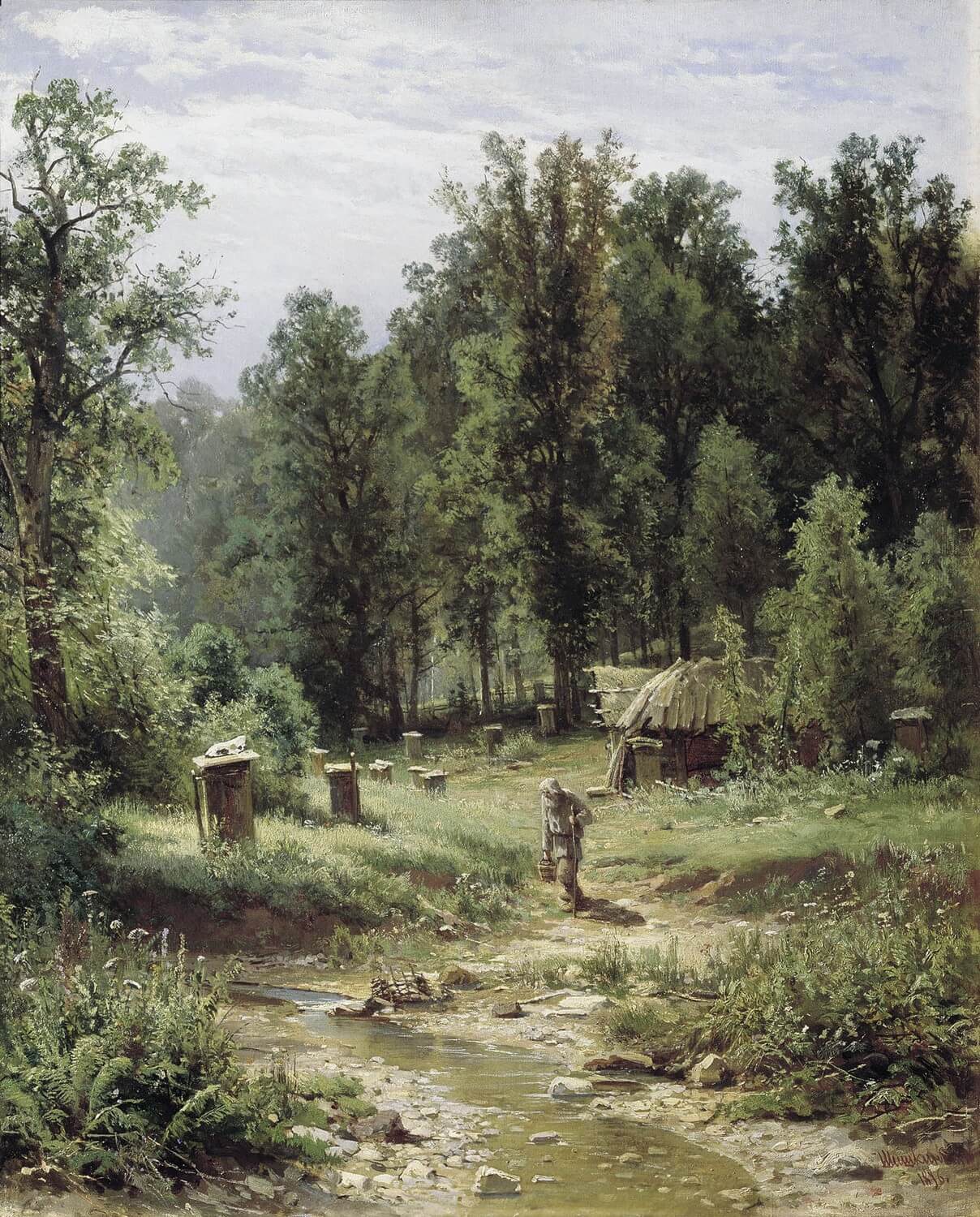 Шишкин Иван Иванович пасека в лесу