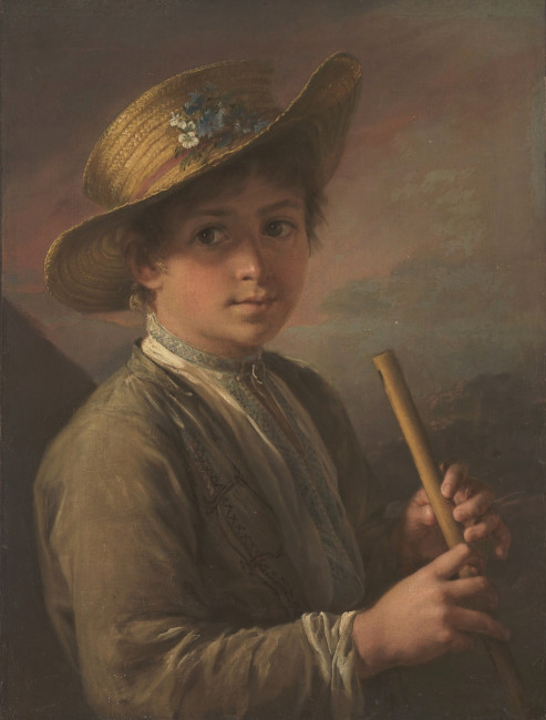 Картина «Мальчик с жалейкой», Василий Андреевич Тропинин — описание