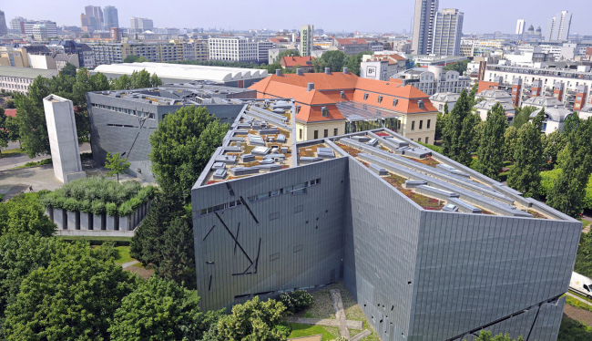 Еврейский музей в Берлине, фото с высоты