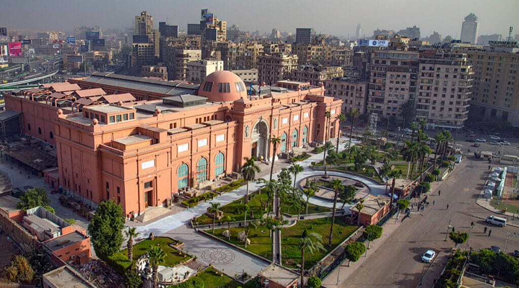 Египетский музей, Каир. Вид с высоты.