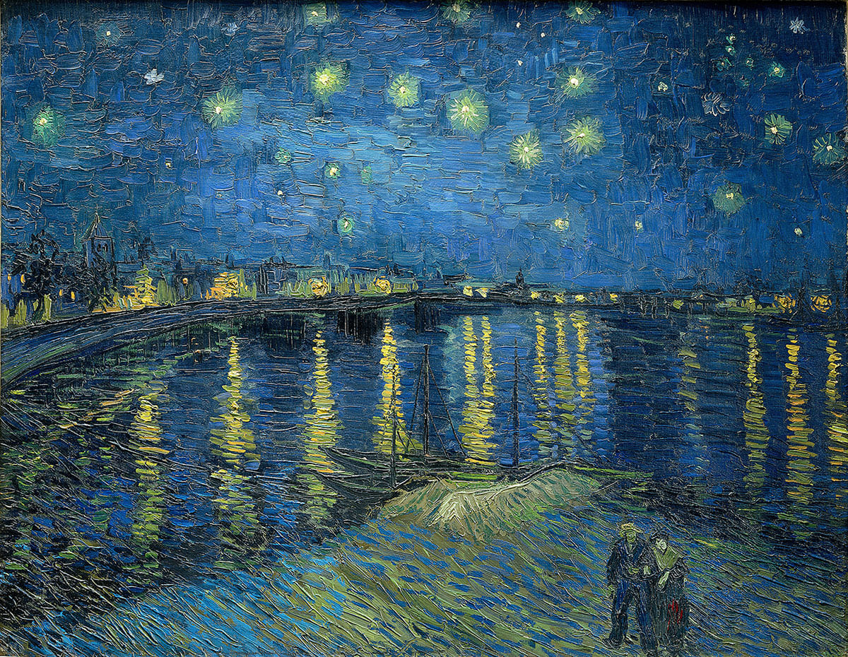 «Звездная ночь над Роной», Винсент Ван Гог