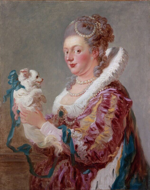 Портрет дамы с собачкой, Жан-Оноре Фрагонар, 1769 год