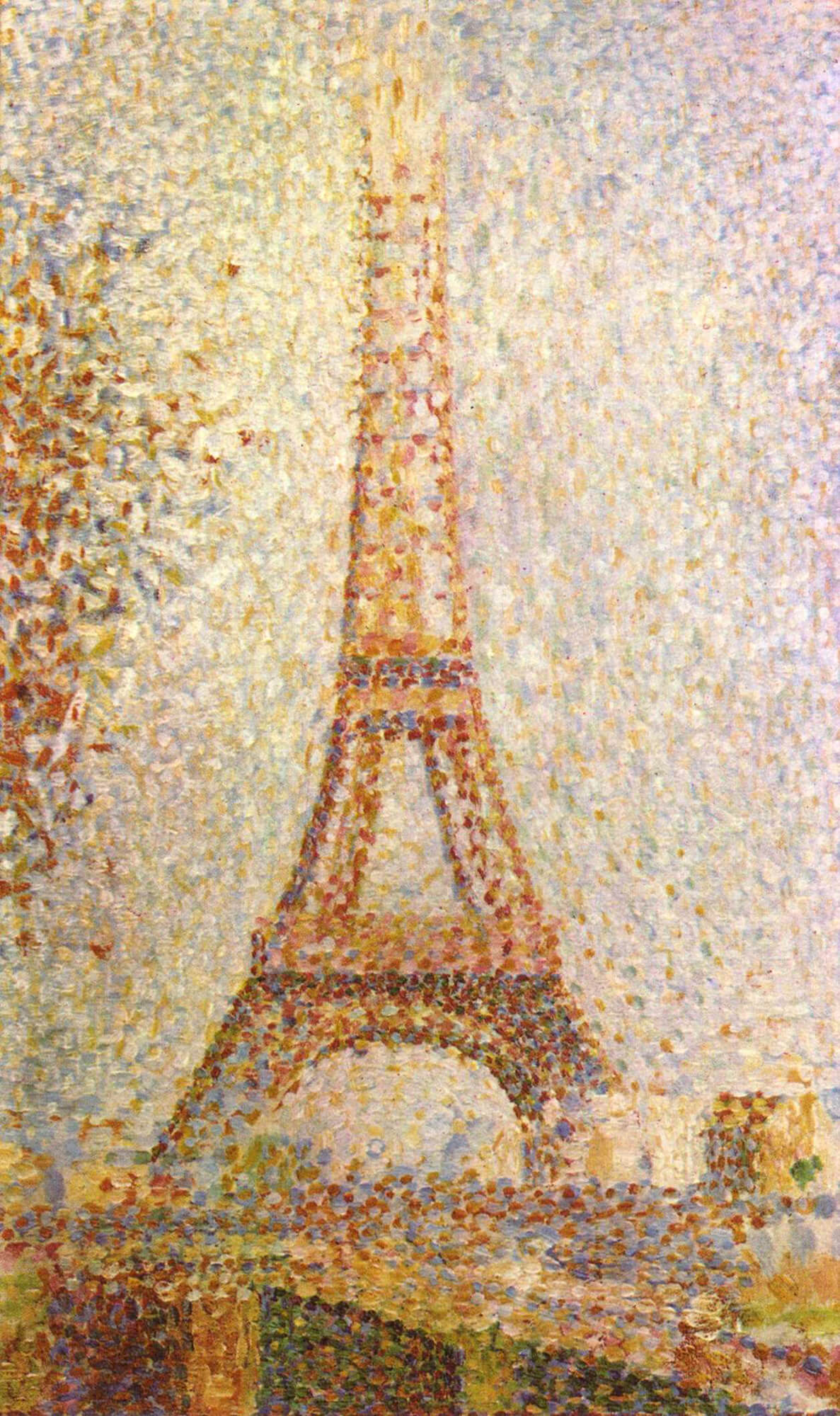 «Эйфелева башня», Жорж Сёра — описание картины, 1889 год